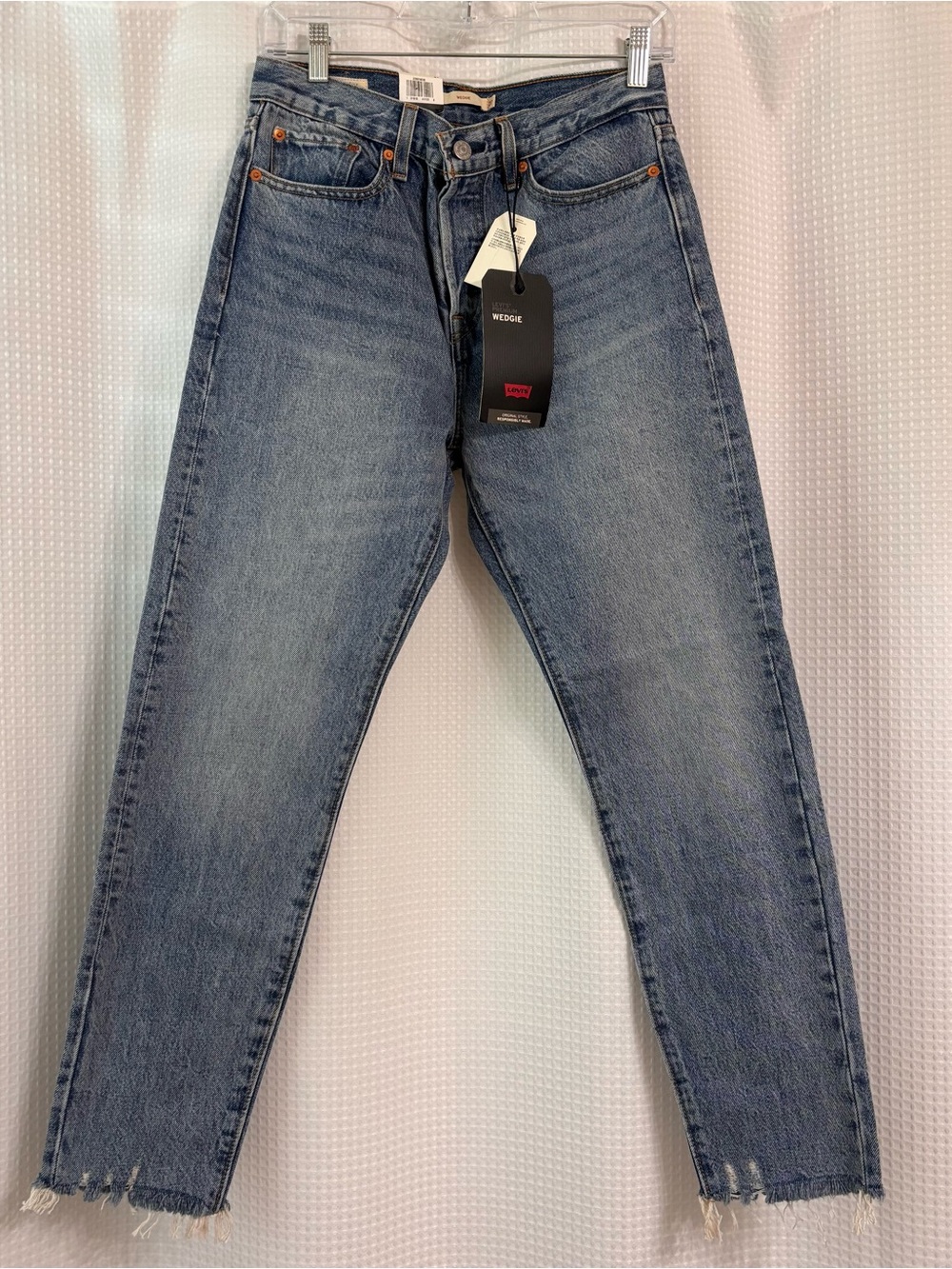 Levi's Wedgie Fit High-Rise Jeans - Medium Blue Size 27 NWT